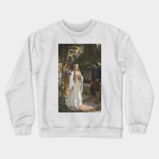 My fair Lady, Edmund Blair Leighton 1914 Crewneck Sweatshirt